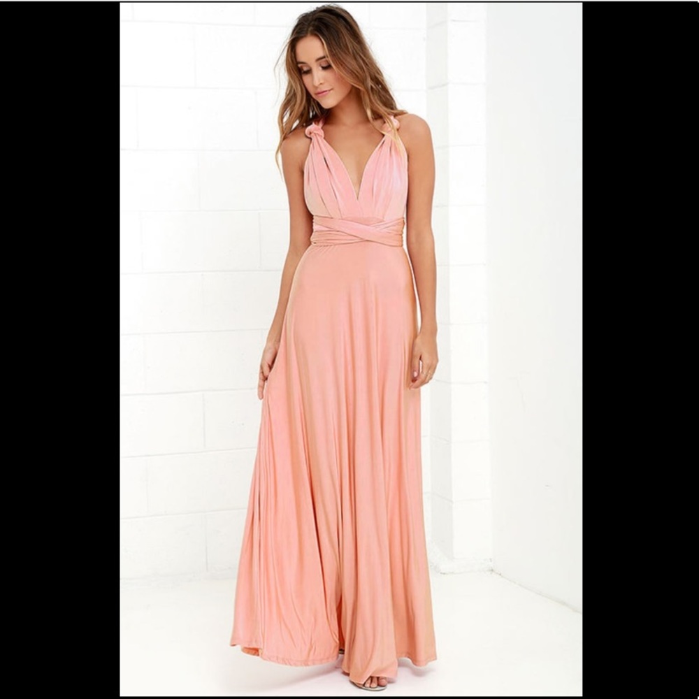 Maxi multi-way dress